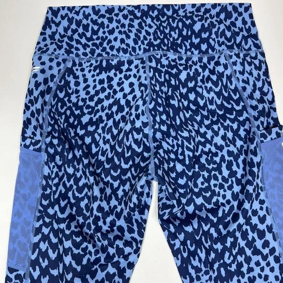 Fabletics On-The-Go PowerHold High-Waisted Legging Womens Blue Marina Sahara L - Picture 7 of 10
